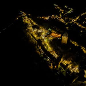 Wandbild Lichtenburg Weihnachtsmarkt